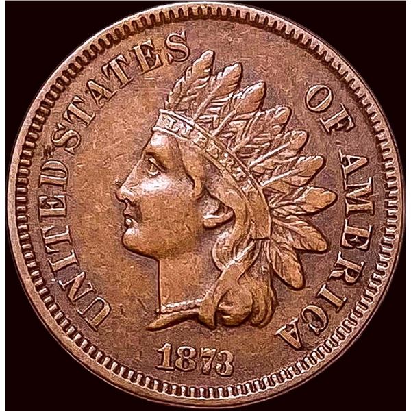 1873 Indian Head Cent CLOSELY UNCIRCULATED