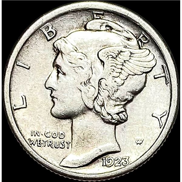 1923-S Silver Mercury Dime NEAR UNC
