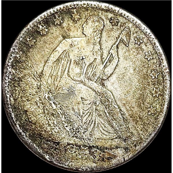 1853-O Arrows/Rays Seated Liberty Half Dollar NICELY CIRCULATED