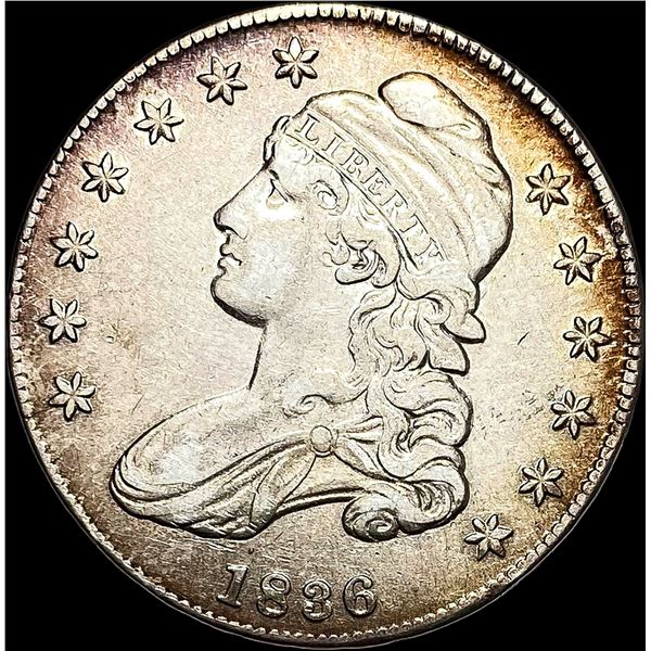 1836 Capped Bust Half Dollar CLOSELY UNCIRCULATED
