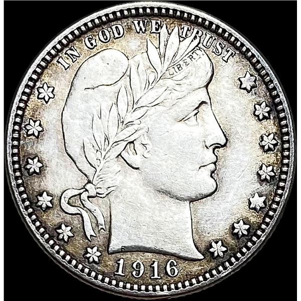 1916-D Silver Barber Quarter CLOSELY UNCIRCULATED