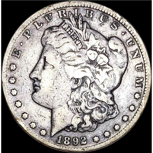 1892-CC Silver Morgan Dollar LIGHTLY CIRCULATED