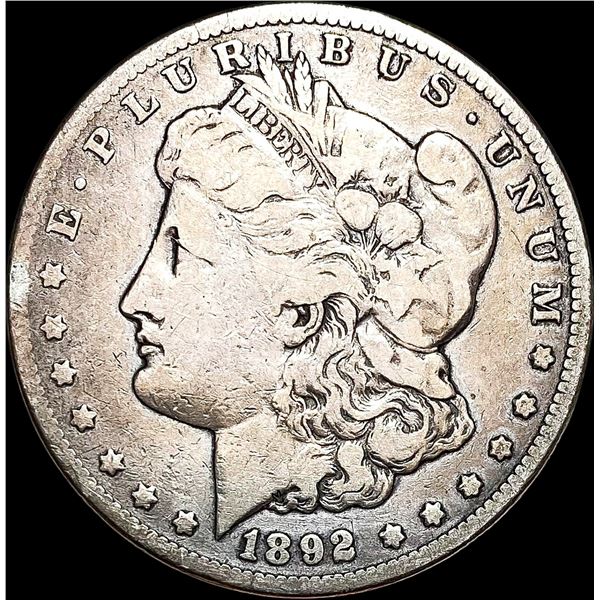 1892-CC Silver Morgan Dollar LIGHTLY CIRCULATED