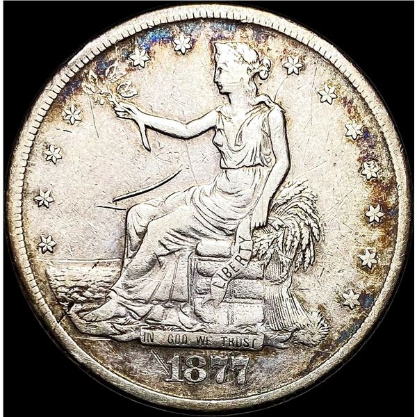 1877-S Silver Trade Dollar LIGHTLY CIRCULATED