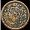 Image 1 : 1856 Braided Hair Large Cent NICELY CIRCULATED