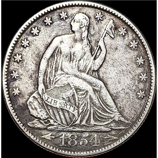 1854-O Seated Liberty Half Dollar NEARLY UNCIRCULATED