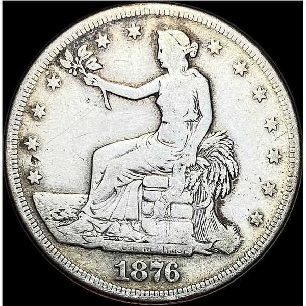 1876-S Silver Trade Dollar LIGHTLY CIRCULATED