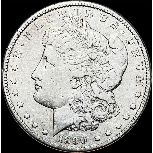 1890-CC Silver Morgan Dollar NEARLY UNCIRCULATED