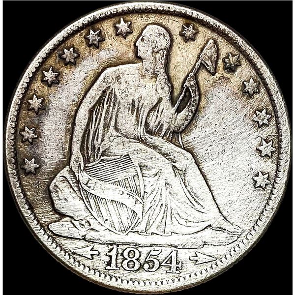 1854-O Seated Liberty Half Dollar NICELY CIRCULATED
