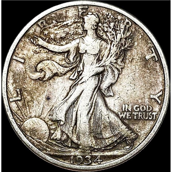 1934-S Walking Liberty Half Dollar NEARLY UNCIRCULATED