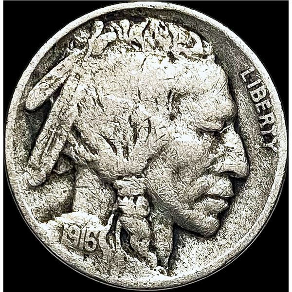 1916-S Buffalo Nickel NICELY CIRCULATED
