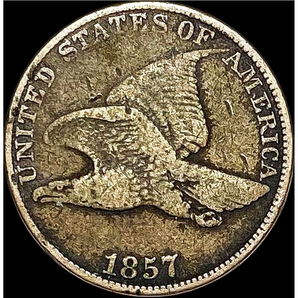 1857 Flying Eagle Cent LIGHTLY CIRCULATED