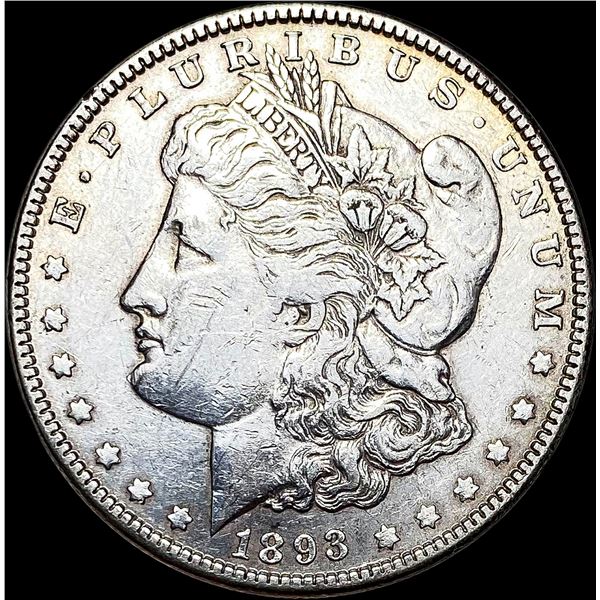 1893 Morgan Silver Dollar CLOSELY UNCIRCULATED