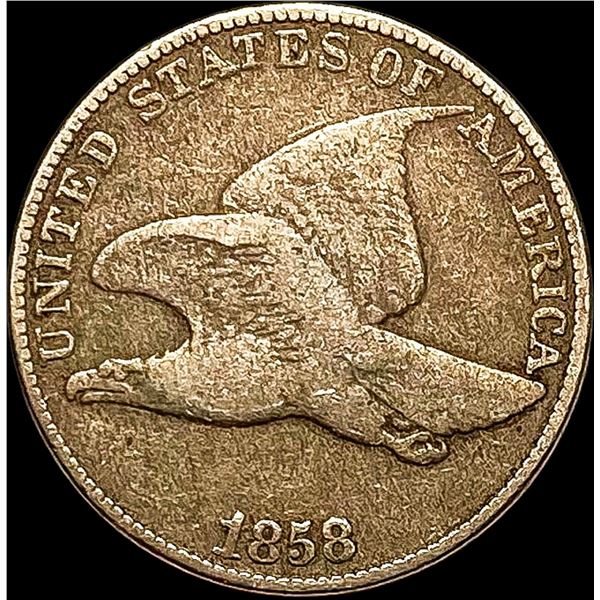1858 Flying Eagle Cent NICELY CIRCULATED