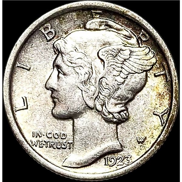 1923 Silver Mercury Dime CLOSELY UNCIRCULATED