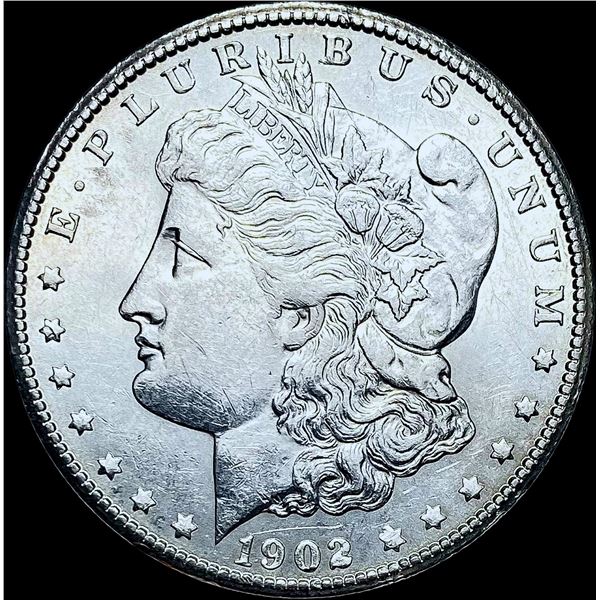 1902-S Silver Morgan Dollar CHOICE AU