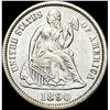 Image 1 : 1890 SIlver Seated Liberty Dime UNCIRCULATED