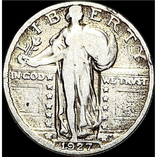 1927-D Standing Liberty Quarter LIGHTLY CIRCULATED