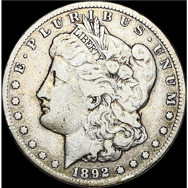 1892-CC Silver Morgan Dollar LIGHTLY CIRCULATED