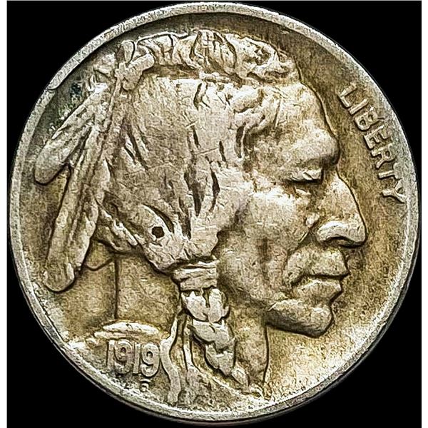 1919-D Buffalo Nickel NEARLY UNCIRCULATED