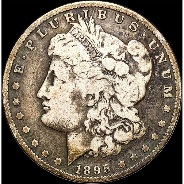 1895-S Silver Morgan Dollar NICELY CIRCULATED