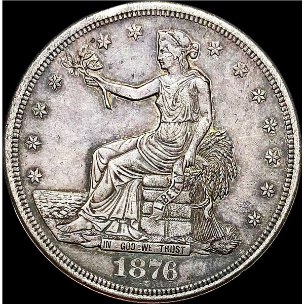 1876-S Silver Trade Dollar CLOSELY UNCIRCULATED