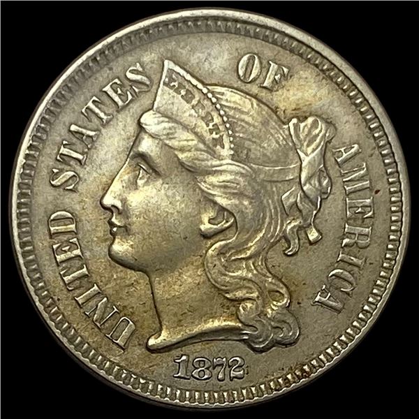 1872 Nickel Three-Cent Piece UNCIRCULATED