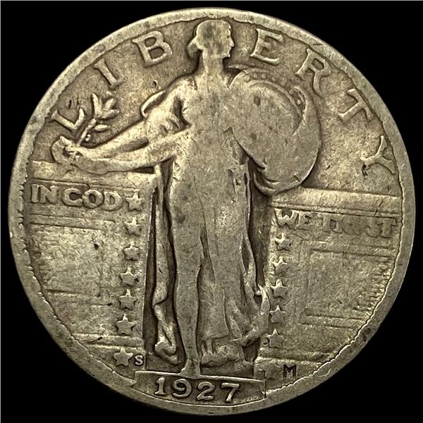 1927-S Standing Liberty Quarter LIGHTLY CIRCULATED