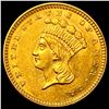 Image 1 : 1857 Gold $1 Indian Princess Head Type 3 UNCIRCULATED