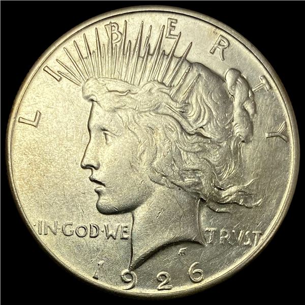 1926-S Silver Peace Dollar CHOICE AU