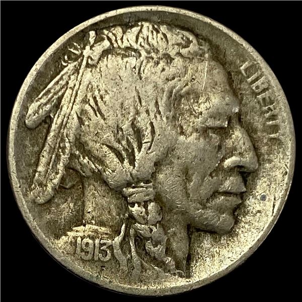 1913-S Type 1 Buffalo Nickel LIGHTLY CIRCULATED