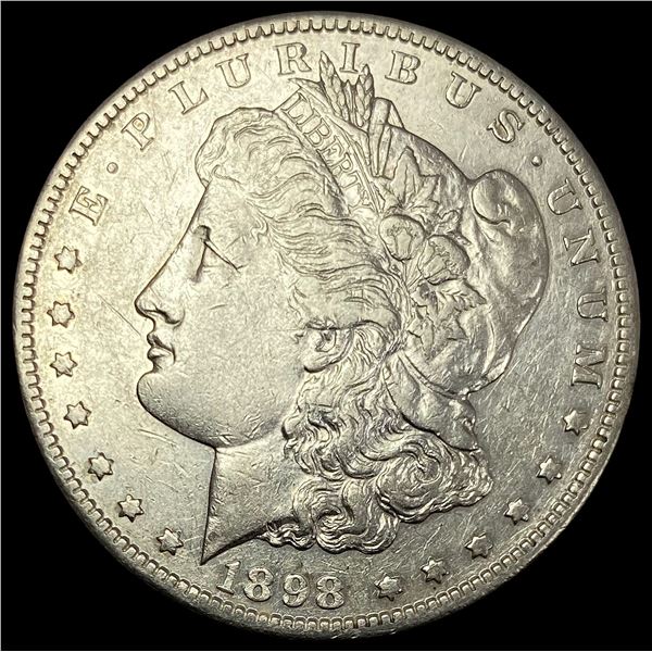 1898-S Silver Morgan Dollar CLOSELY UNCIRCULATED