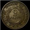 Image 2 : 1866 Bronze Two-Cent Piece CHOICE AU