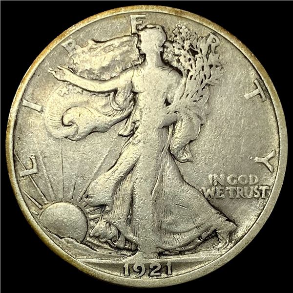 1921-D Walking Liberty Half Dollar NICELY CIRCULATED