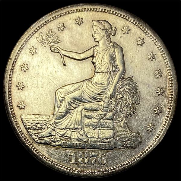 1876-S Silver Trade Dollar CLOSELY UNCIRCULATED