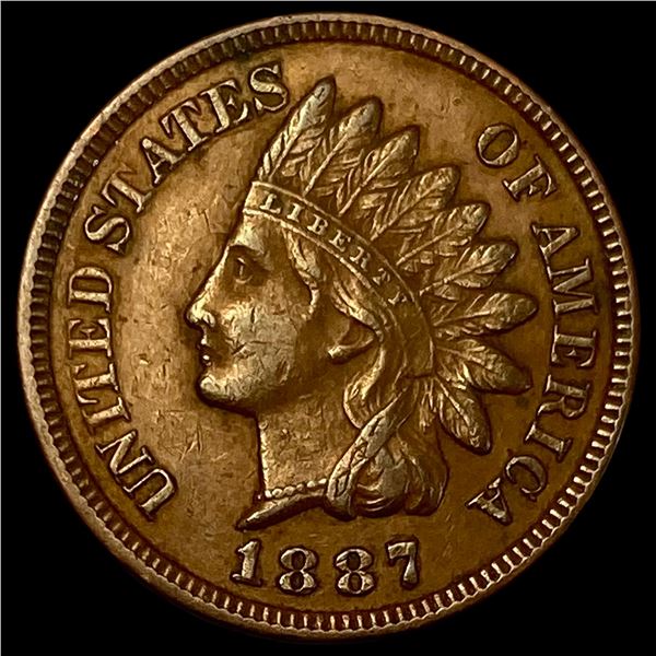 1887 Indian Head Cent CLOSELY UNCIRCULATED