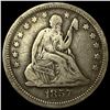 Image 1 : 1857 Seated Liberty Quarter LIGHTLY CIRCULATED