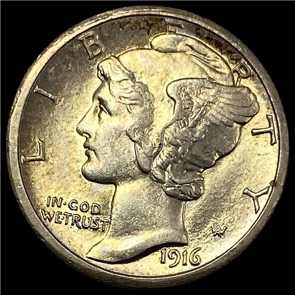 1916-S Mercury Dime UNC FB