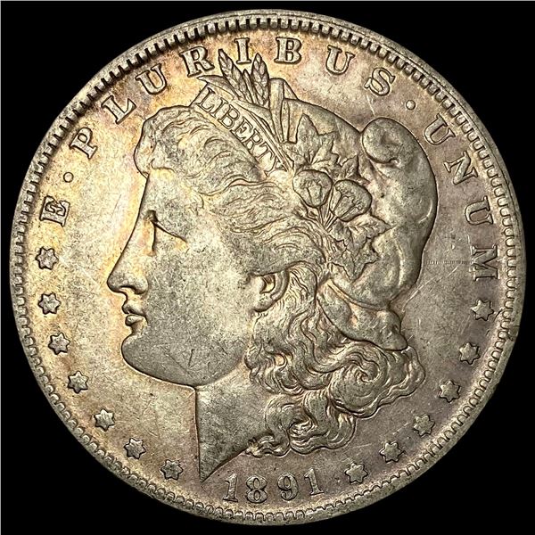 1891-O Silver Morgan Dollar NEARLY UNCIRCULATED