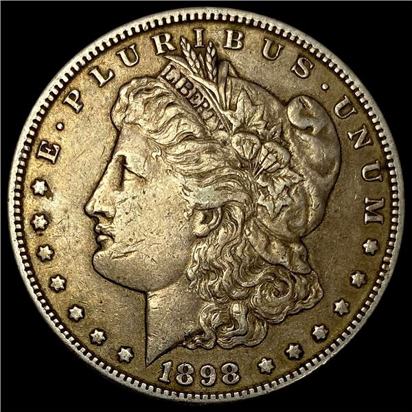 1898-S Silver Morgan Dollar NEARLY UNCIRCULATED