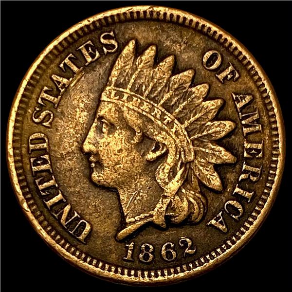1862 Indian Head Cent NEARLY UNCIRCULATED