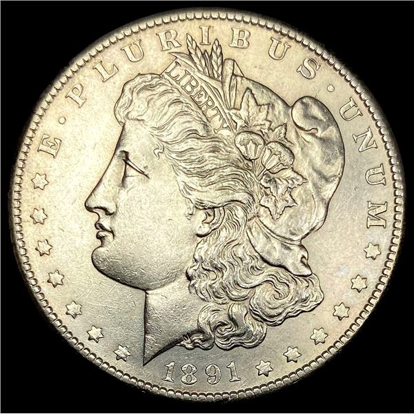 1891-S Silver Morgan Dollar CLOSELY UNCIRCULATED