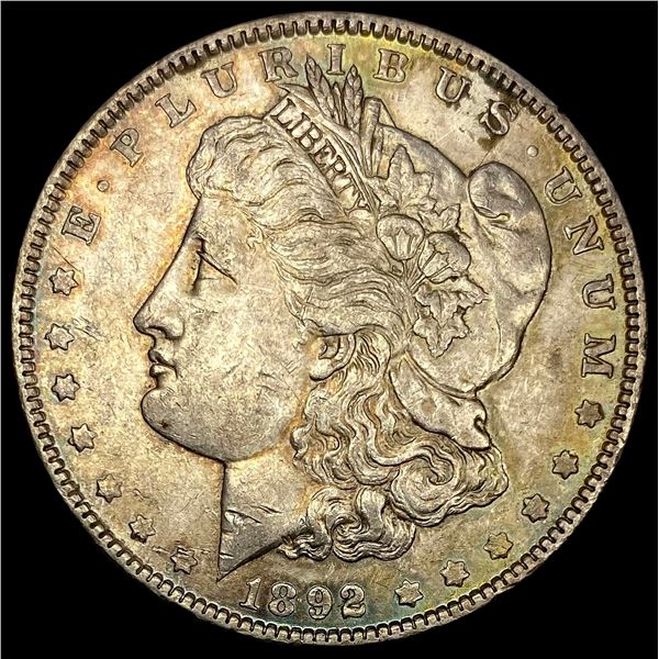 1892 Silver Morgan Dollar CLOSELY UNCIRCULATED