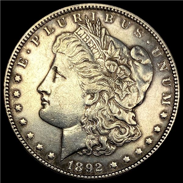 1892 Silver Morgan Dollar CLOSELY UNCIRCULATED