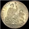 Image 1 : 1889 Peru Silver Un Sol NEARLY UNCIRCULATED