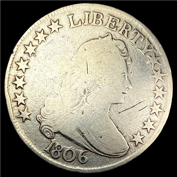 1806 Draped Bust Half Dollar NICELY CIRCULATED