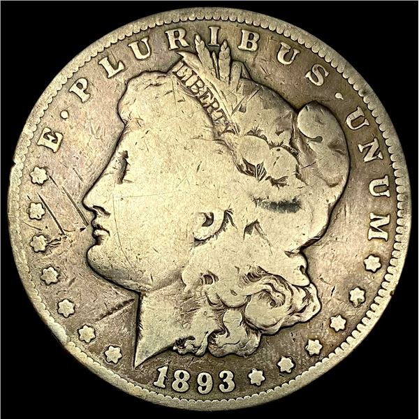 1893-CC Silver Morgan Dollar NICELY CIRCULATED
