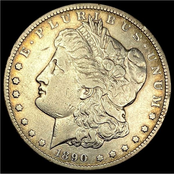 1890-CC Silver Morgan Dollar NEARLY UNCIRCULATED