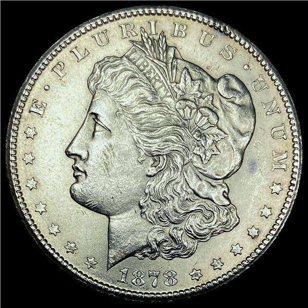 1878-CC Silver Morgan Dollar CHOICE AU