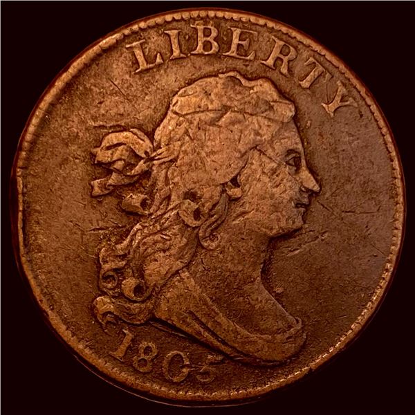 1805 Draped Bust Half Cent HIGH GRADE